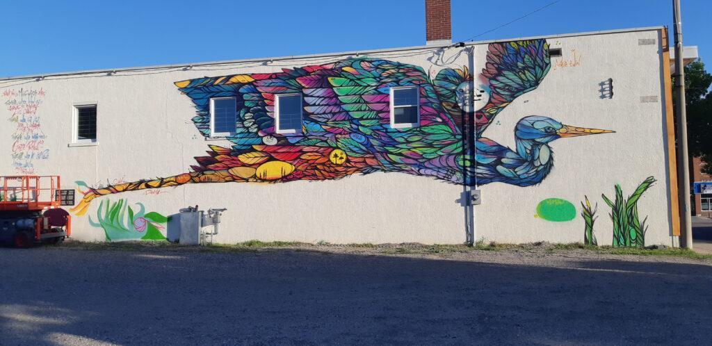 Local Mural: Bird of Hope