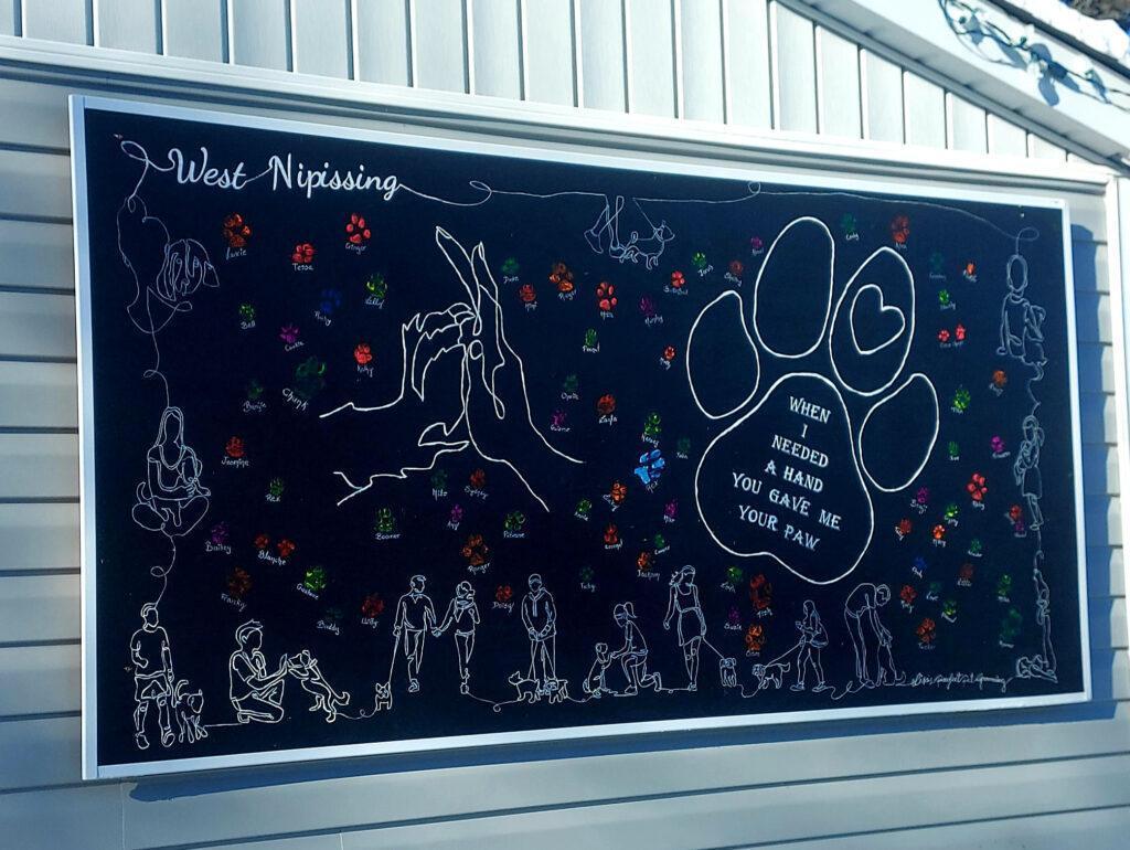 Local Mural: Paw Prints