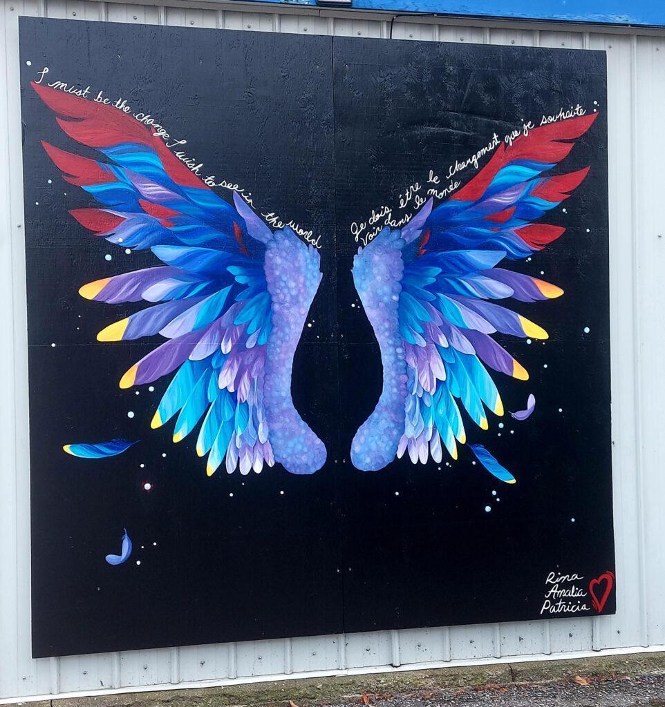 Local Mural: Wings of Hope