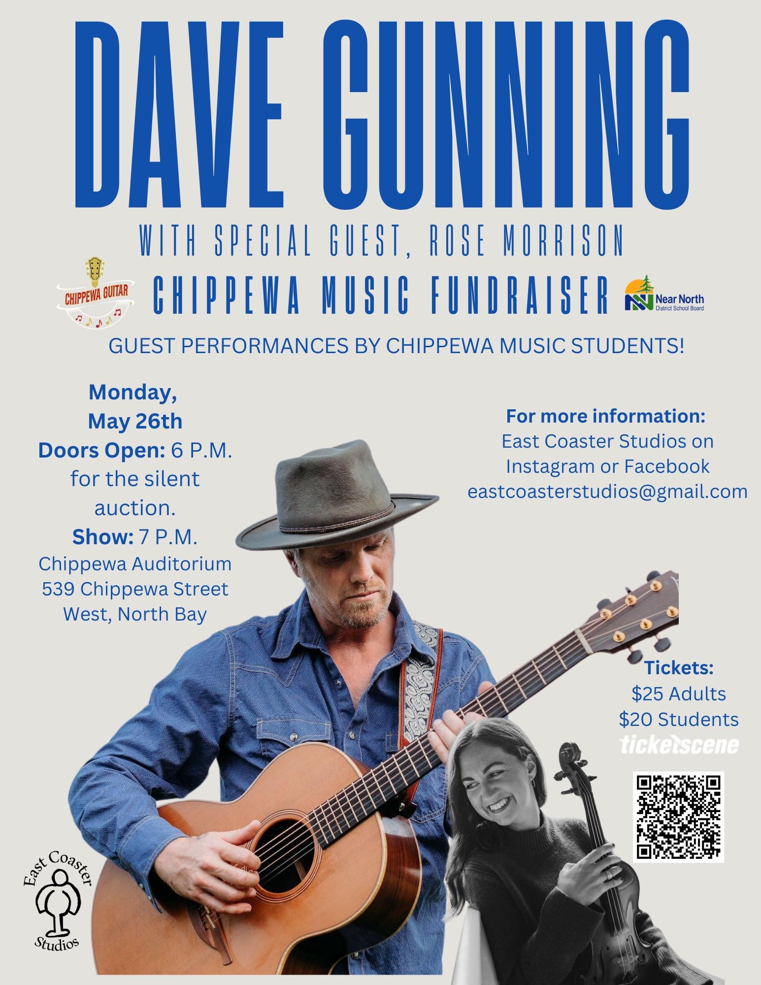 Dave Gunning playing guitar.