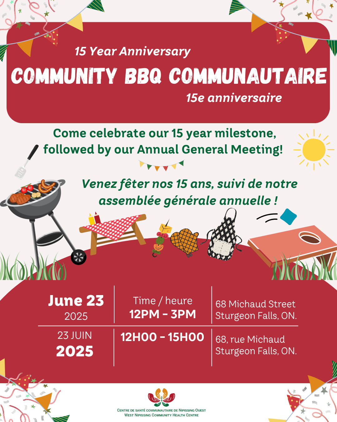 Community BBQ 2025 poster